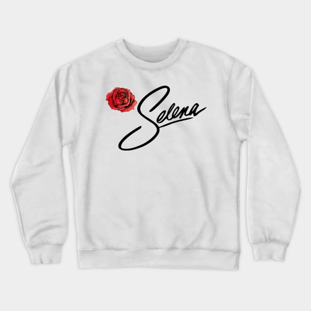 Selena Quintanilla Como La Flor Crewneck Sweatshirt by thegoldenyears